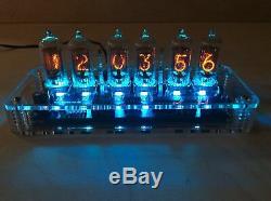 PV Electronics QTC+ Nixie Tube Clock with German Z570 Tubes +Plexi Case +PSU B