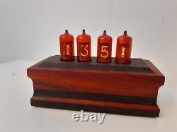 Padouk and Wenge Nixie Clock with German Z573M Tubes