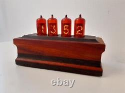 Padouk and Wenge Nixie Clock with German Z573M Tubes