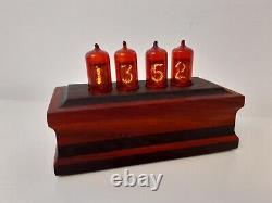 Padouk and Wenge Nixie Clock with German Z573M Tubes