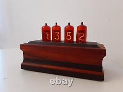 Padouk and Wenge Nixie Clock with German Z573M Tubes