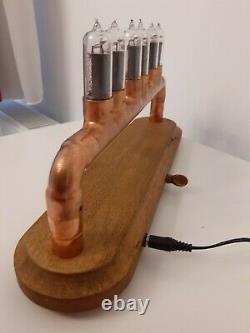 Pipe Harp by Monjibox Nixie IN14 tubes clock
