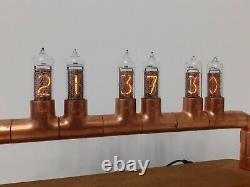 PipeHarp by Monjibox Nixie IN14 tubes clock