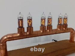 PipeHarp by Monjibox Nixie IN14 tubes clock