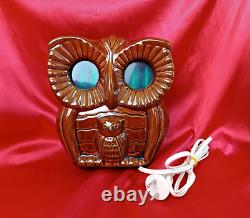 RARE! Nixie Tube Clock Retro Vintage OWL USSR Alarm Electronic Soviet Wall Bird