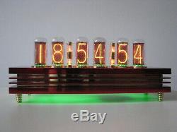 RED Ferrari Admiral Monjibox Nixie Clock large IN18 tubes WiFI NTP remote
