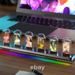 RGB Aluminum Alloy Nixie Tube Clock DIY Digital Tube Clock RGB Clock Analog#