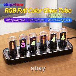 RGB Full Color Glow Tube 6-Digit Electronic LED Nixie Tube Watch Clock Custom