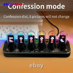 RGB Full Color Glow Tube 6-Digit Electronic LED Nixie Tube Watch Clock Custom