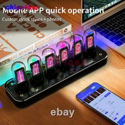 RGB Full Color Glow Tube 6-Digit Electronic LED Nixie Tube Watch Clock Custom