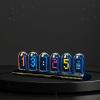 Rgb Glow Tube Clock Desk Digital Clock Multifunctional Dorm Nixie Tube Clock