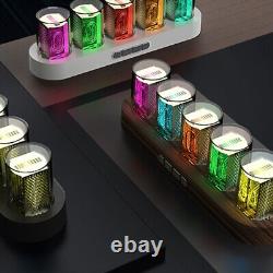 RGB Nixie Tube Clock DIY LED Glow Gaming Desktop Decoration16 Million Colors