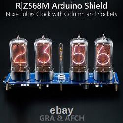 RZ568 Arduino Shield EXTRA LARGE 4 TUBES Nixie Clock 4 TUBES OPTIONAL