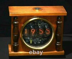 Re-Purposed Nixie Tube Digital Alarm Clock, Soviet era, true vintage enclosure