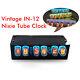 Retro In-12 Nixie Tube Alarm Clock Digital Glow Wecker Date/time/gps/ir Remote