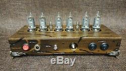 Retro Nixie Tube Clock With Easy Replaceable Z573M German Tubes