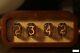 Retro Nixie Tube Clock On Soviet Tubes In-12 Unique Gift Vintage Hand Made Clock