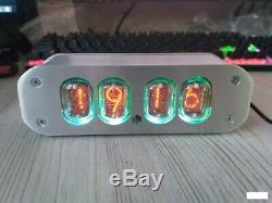 Retro Nixie Tube Clock on soviet tubes IN-12 Unique Hand Made with tubes