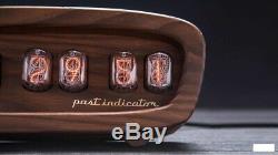 Retro Nixie Tube Clock on soviet tubes Vintage Hand Made Best Gift with Tubes