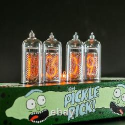 Rick and Morty Nixie Tube Clock IN-14 Replaceable Nixie Tubes, Motion Sensor
