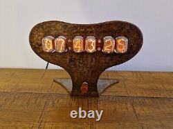 Rusty nixie tube clock in-12