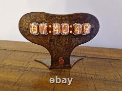 Rusty nixie tube clock in-12