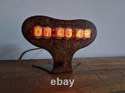 Rusty nixie tube clock in-12