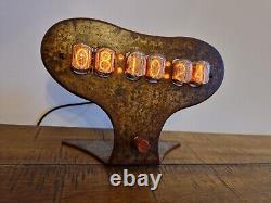 Rusty nixie tube clock in-12