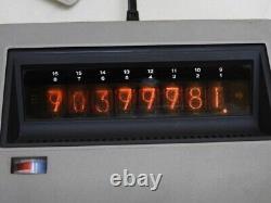 Sanyo Icc-801d Nixie Tube Mega Rare Vintage Calculator Works