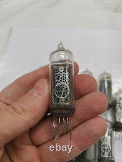 Set of 14 IN-14 Nixie Tube Indicator USSR for Clock