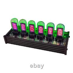 Small Digital Nixie Tube Clock Kit Vintage Hour Time Zone Enhanced Mood Lighting