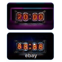 Stylish IN12 Nixie Tube Clock for Living Room or Children's Room Decoration
