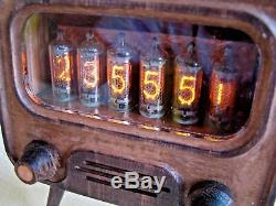 TV STYLE with Z5900M tubes Alarm Nixie Clock by Monjibox
