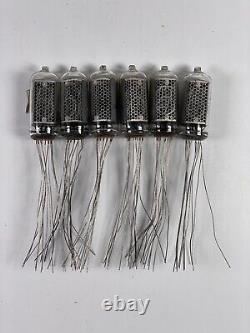 Tested IN-8-2 IN8-2 Nixie tubes Lot of 6 pcs Clock NOS
