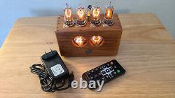 Tiny six digit Nixie Clock with Jumbo Tubes and remote control