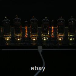 Tube Clock LED Digital Luminous DIY Kit Children Gifts 7Color Backlight 24Ho GHB