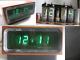 Ussr Rare 1980s Vfd Indicator Iv-12 Table Clock Elektronika G9.02 Wooden Case