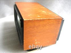 USSR RARE 1980s VFD indicator IV-12 Table clock ELEKTRONIKA G9.02 WOODEN CASE