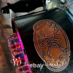 Unique Nixie tube table clock 4xIN-12 Metamorphosis by Copper Cat Art Group