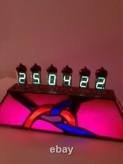 Unity by JoVitree artist IV11 VFD clock RGB LEDs by Monjibox Nixie