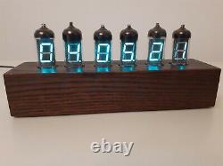 VFD Alarm Clock IV11 VFD tubes by Monjibox Nixie color Brown