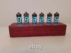 VFD Clock IV11 Tubes with Wi-Fi Sync Alarm Clock by Monjibox Nixie