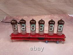 VFD tubes IV11 alarm clock assembled tested kit by Monjibox Nixie