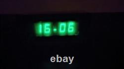 VINTAGE OLD RARE SOVIET USSR LAMP NIXIE TUBE CLOCK ELEKTRONIKA 4 1980s RUSSIA