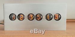 VINTAGE STYLE NIXIE IN-4 CLOCK RUSSIAN Led Backlight NEW TUBES HAND MADE