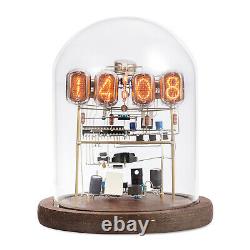 Vintage 6×IN-12 Nixie Tube Clock DIY Kit / Assembled Retro Art Home Decor Clock