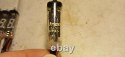 Vintage Digital Clock Nixie Tubes Vfd Ise Itron Dg12h1 Archerkit Original (2nd)