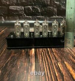 Vintage NIXIE TUBE CLOCK with IN-14 Plastic Case Vintage Tube Visual Effect USSR