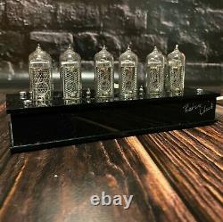 Vintage NIXIE TUBE CLOCK with IN-14 Plastic Case Vintage Tube Visual Effect USSR