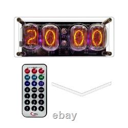Vintage style IN 12 Nixie Tube Clock for Bedroom Decoration Lightweight Design